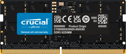 Crucial CT16G56C46S5 memory module 16 GB 1 x 16 GB DDR5 262-pin SO-DIMM ECC