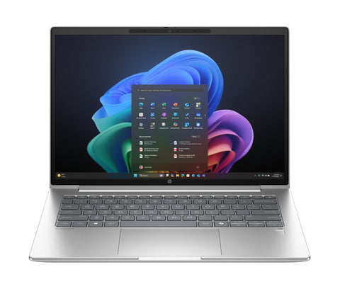 HP ProBook 4 G1q 14 inch Notebook Next Gen AI PC Wolf Pro Security Edition Copilot+ PC Snapdragon X1-26-100 Laptop 35.6 cm (14") WUXGA 32 GB LPDDR5x-SDRAM 1 TB SSD Wi-Fi 7 (802.11be) Windows 11 Pro Silver