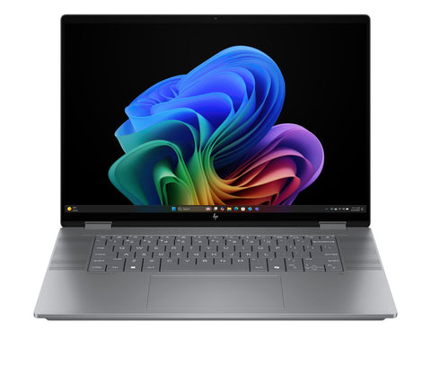 HP OmniBook X Flip 2-in-1 Laptop Next Gen AI 16-ar0007nax Copilot+ PC AMD Ryzen™ AI 7 350 40.6 cm (16") Touchscreen 2K 32 GB LPDDR5x-SDRAM 1 TB SSD Wi-Fi 6E (802.11ax) Windows 11 Home Silver
