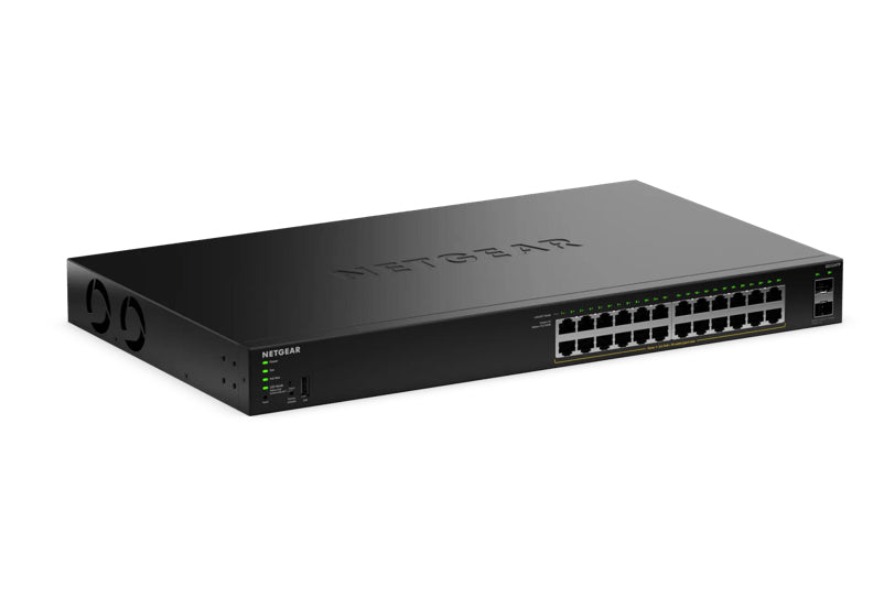 NETGEAR GS324TPv2 Managed L2/L3 Gigabit Ethernet (10/100/1000) Power over Ethernet (PoE) 1U Black