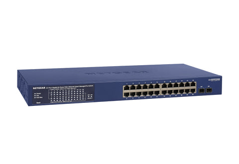 NETGEAR GS724TP Managed L2/L3/L4 Gigabit Ethernet (10/100/1000) Power over Ethernet (PoE) Blue