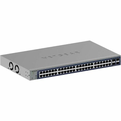 Netgear Business GS752TXUPv3 48 Ports Manageable Ethernet Switch - Gigabit Ethernet, 10 Gigabit Ethernet - 10GBase-X, 10/100/1000Base-T