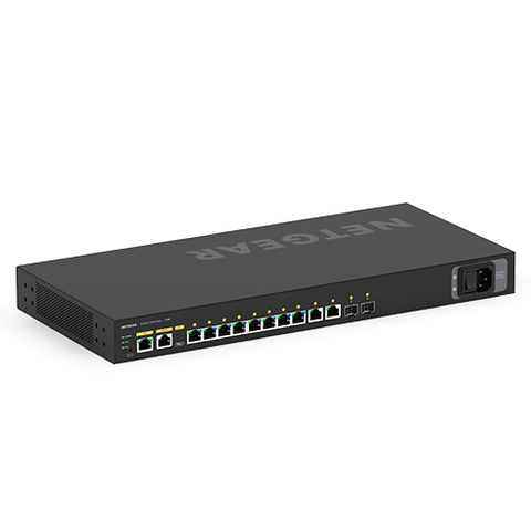 NETGEAR GSM4212P Managed L2/L3 Gigabit Ethernet (10/100/1000) Power over Ethernet (PoE) 1U Black