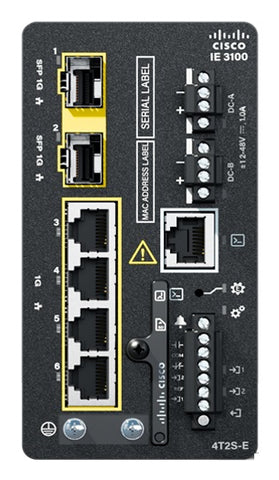Cisco Catalyst IE3100 Managed L2 Gigabit Ethernet (10/100/1000) Black