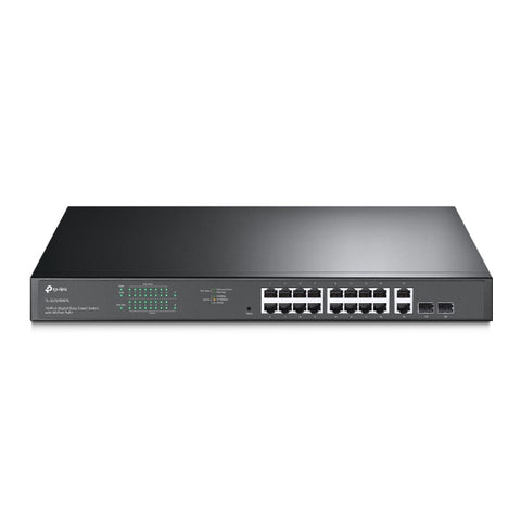 TP-Link TL-SG1218MPE network switch Managed L2 Gigabit Ethernet (10/100/1000) Power over Ethernet (PoE) 1U Black