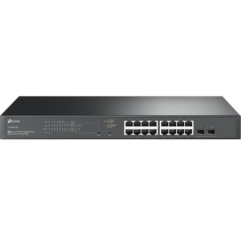 TP-Link JetStream TL-SG2218P network switch Managed L2/L2+ Gigabit Ethernet (10/100/1000) Power over Ethernet (PoE) 1U Black